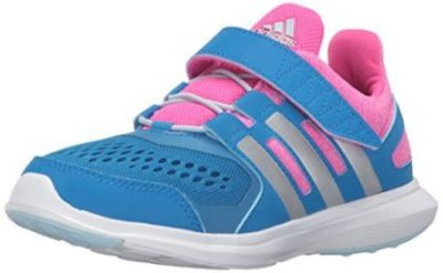 Light-blue pair of Adidas Hyperfast Tennis Shoes