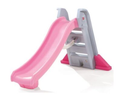 this is an image of a big folding slide for kids. 