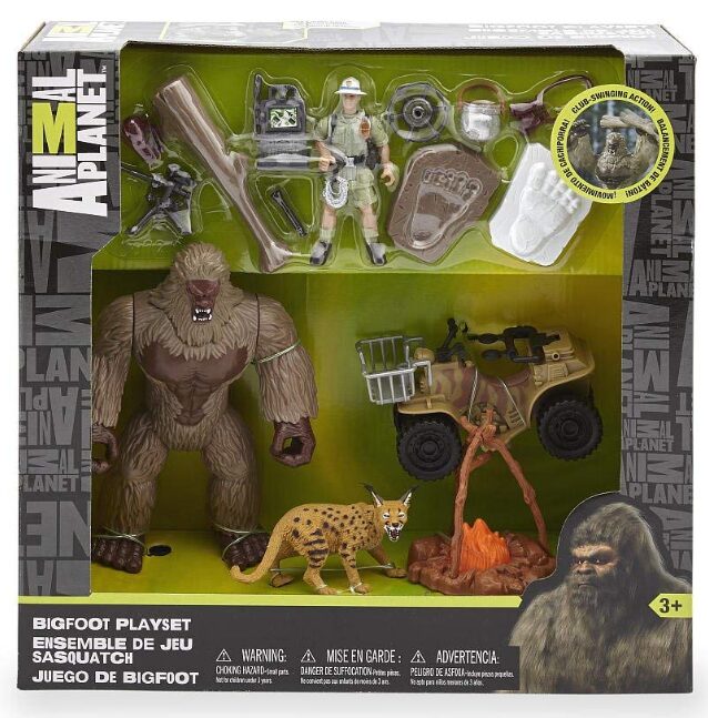 this is an image of a Big Foot Animal Planet Play Set