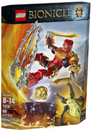 This is an image of LEGO bionicle Tahu master of fire building kit