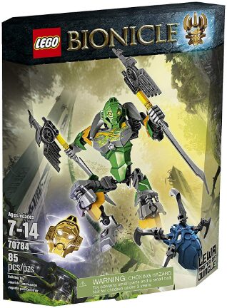 This is an image of LEGO bionicle lewa master of jungle toy for kids