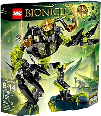 This is an image of LEGO bionicle Umarak the destroyer toy designed for kids