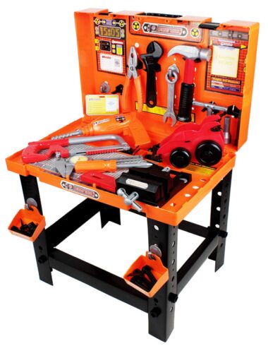 This is an image of Boley Builders Construction workbench toy for kids 