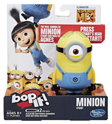 this is an image of a Despicable Me edition game for kids ages 8 and up. 