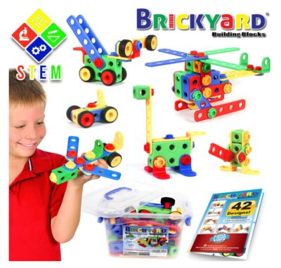 this is an image of a 101-piece educational construction engineering building set for kids.