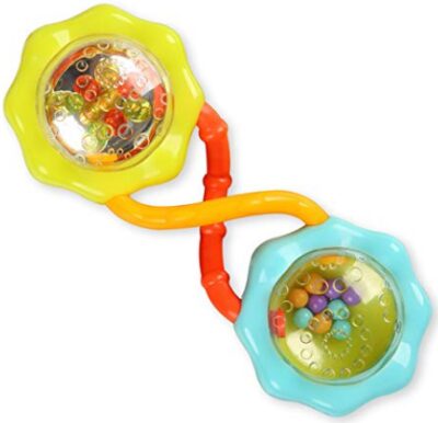 This is an image of a baby shake rattle toy