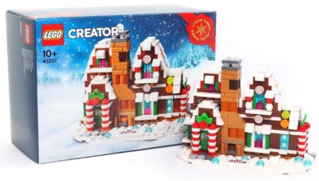 This is an image of LEGO creator gingerbread house building set 