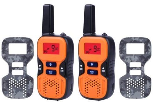 This is an image of Kids orange Camouflage Walkie-Talkies 