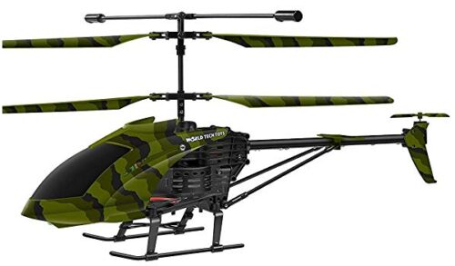 This is an image of camouflage rc helicopter toy