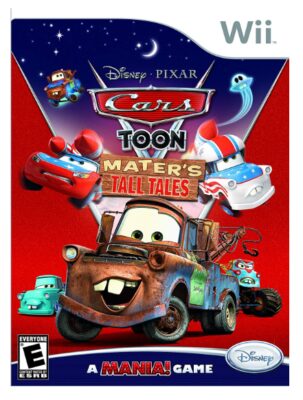 this is an image of a Cars toon Wii for kids. 