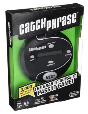 this is an image of an electronic catch phrase game for teens. 