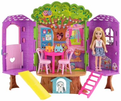 This is an image of a barbie treehouse playset. 