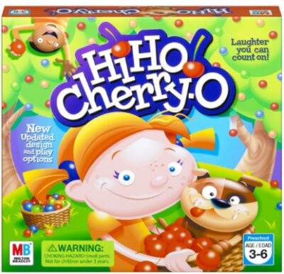 This is an image of a Hasbro Hi Ho Cherry-O Board Game for toddlers. 