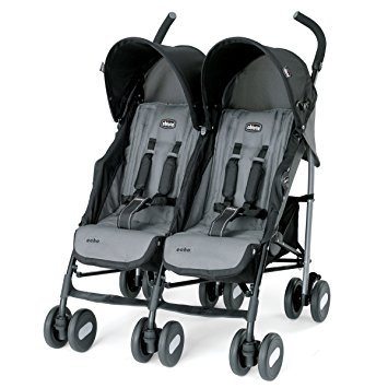 this is an image of an echo twin stroller for kids. 