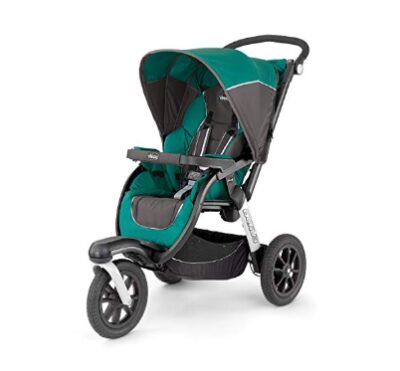 this is an image of a Chicco Jogging stroller for babies. 