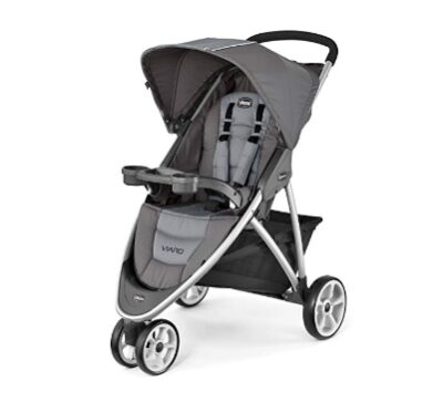 this is an image of a Chicco Viaro Graphite stroller for babies. 