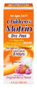 Children's Motrin Oral Suspension Dye-Free Berry