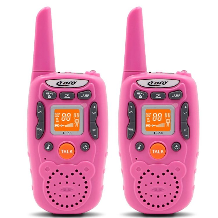 2 pink Walkie Talkies for Kids