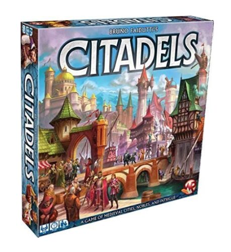 this is an image of a Citadels board game for kids. 