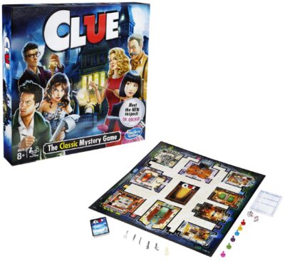 This is an image of kid's Clue board game