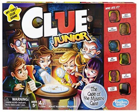 This is an image of Clue junior board game
