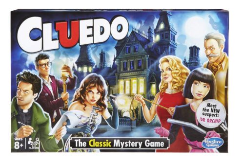 this is an image of a Cluedo The Classic Mystery board game for kids age 10 years old and up. 