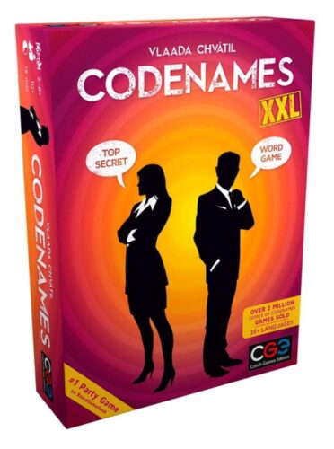 this is an image of a Codenames word game for kids. 