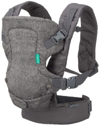 This is an image of baby carrier covertible in gray color