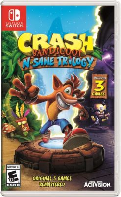 This is an image of a Crash Bandicoot nintendo game. 