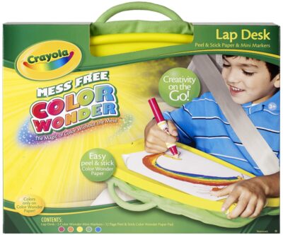 This is an image of kid's color wonder lap desk By Crayola.