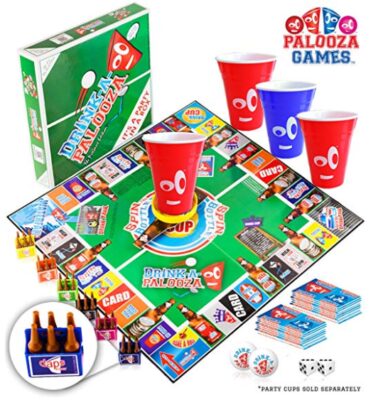 this is an image of a fun drinking board game for adults. 