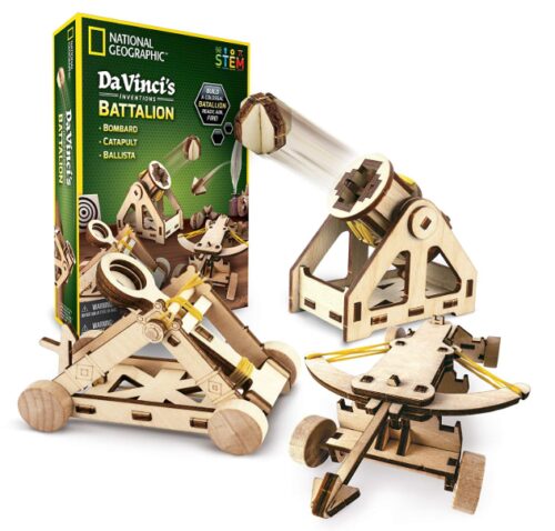 this is an image of a Da Vinci's DIY science & engineering construction kit for kids. 