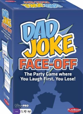 This is an image of a Dad Joke party game. 