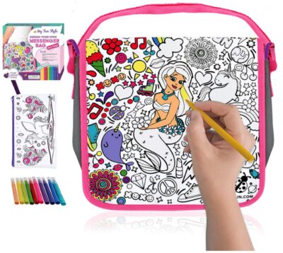 This is an image of kid's Decorate your bag in colorful colors