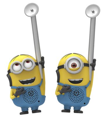 this is an image of a Despicable Me Dave and Stuart character walkie talkies for kids.