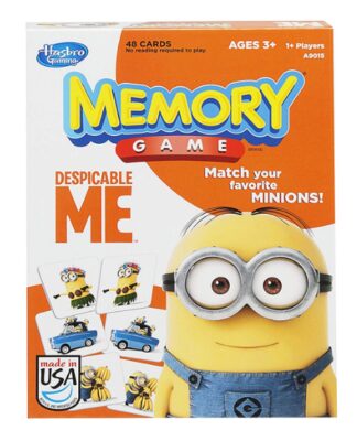 this is an image of a memory game Despicable Me Edition for all ages. 