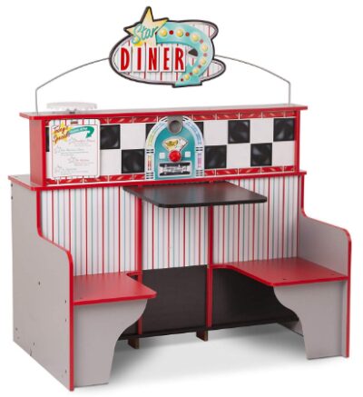 This is an image of reversible toy kitchen and diner