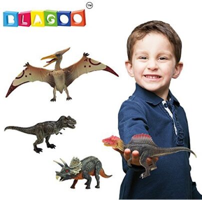 This is an image of Dinoaur figures toys for kids by Blagoo