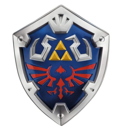 This is an image of a blue shield costume.