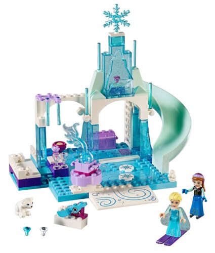 this is an image of a Disney Frozen Anna & Elsa's playground building set for little girls. 