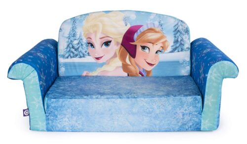 this is an image of a Disney Frozen bean bag chair for toddlers.