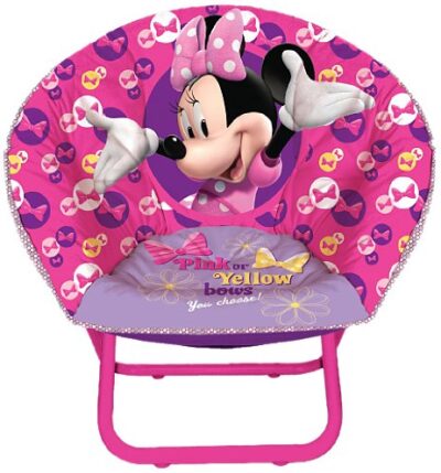 This is an image of Disney Minnie Mouse Toddler Saucer Chair