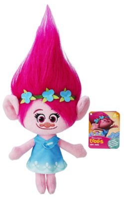 this is an image of a Poppy Dreamworks Troll plush doll. 