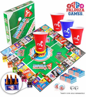 This is an image of a Drink A Palooza drinking game.