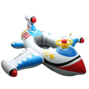 ED-Lumos White Plane Inflatable Baby Float