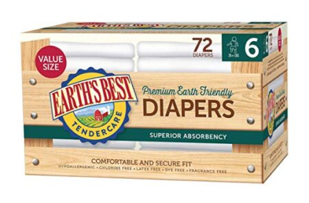 This is an image of a 72-piece disposable baby diapers.