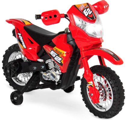 This is an image of little kids dirt bike ride-on toy