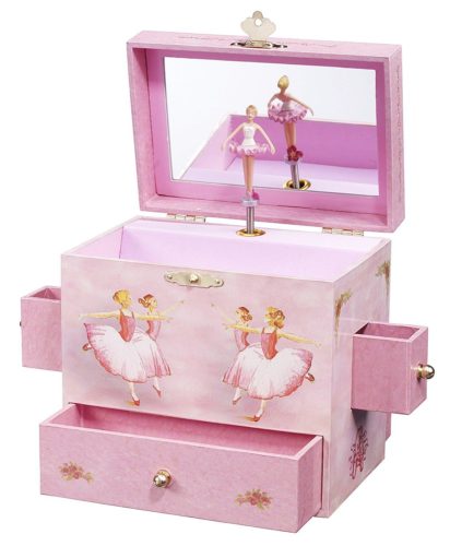 pink Enchantmints Ballerina Musical Jewelry Box