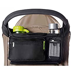Ethan & Emma Baby Stroller Organizer with Cup Holders