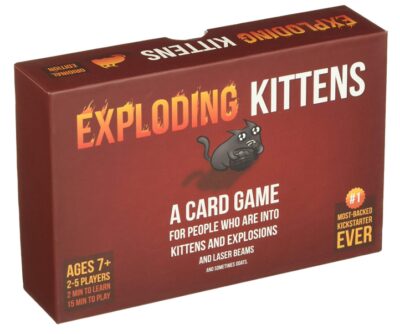 this is an image of a kittens card game for teens. 